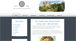 Desktop Screenshot of greeklatinsummerschooldurham.org